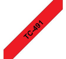 PTOUCH Ruban, lamin noir/rouge PT-3000 9 mm, TC-491