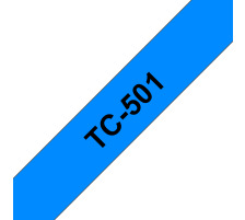 PTOUCH Ruban, lamin noir/bleu PT-3000 12 mm, TC-501