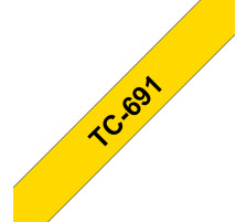 PTOUCH Ruban, lamin noir/jaune PT-3000 9 mm, TC-691