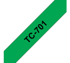 PTOUCH Ruban, lamin noir/vert PT-3000 12 mm, TC-701