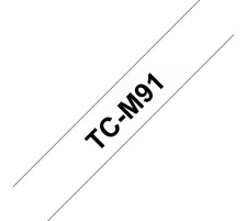 PTOUCH Ruban, lamin noir/transp.mat PT-3000 9 mm, TC-M91