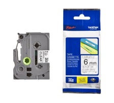 PTOUCH Ruban, lamin noir/transp. PT-1280VP 6 mm, TZe-111