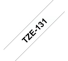 PTOUCH Band, laminiert schwarz/klar PT-1280VP 12 mm, TZe-131