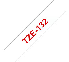 PTOUCH Band, laminiert rot/klar PT-1280VP 12 mm, TZe-132