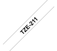 PTOUCH Band, laminiert schwarz/weiss PT-1280VP 6 mm, TZe-211