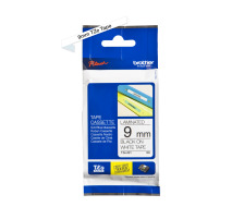 PTOUCH Ruban, lamin noir/blanc PT-1280VP 9 mm, TZe-221