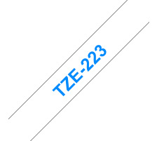 PTOUCH Ruban, lamin bleu/blanc PT-1280VP 9 mm, TZe-223