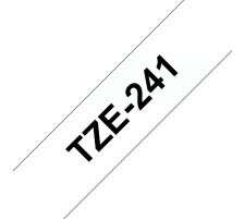 PTOUCH Ruban, lamin noir/blanc PT-2450DX 18 mm, TZe-241