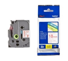 PTOUCH Ruban, lamin rouge/blanc PT-2450DX 18 mm, TZe-242
