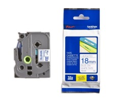 PTOUCH Ruban, lamin bleu/blanc PT-2450DX 18 mm, TZe-243
