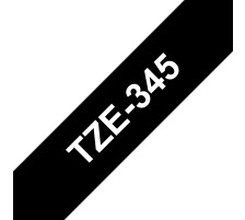 PTOUCH Ruban, lamin blanc/noir PT-2450DX 18 mm, TZe-345