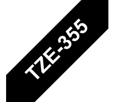 PTOUCH Ruban, lamin blanc/noir PT-2450DX 24 mm, TZe-355