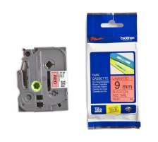 PTOUCH Ruban, lamin noir/rouge PT-1280VP 9 mm, TZe-421