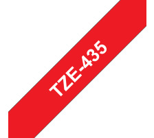 PTOUCH Ruban, lamin blanc/rouge PT-1280VP 12 mm, TZe-435