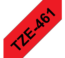 PTOUCH Ruban, lamin noir/rouge PT-3600 36 mm, TZe-461