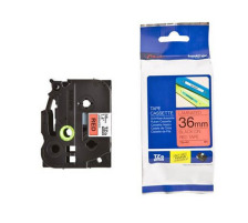 PTOUCH Ruban, lamin noir/rouge PT-3600 36 mm, TZe-461