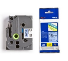 PTOUCH Ruban, lamin noir/bleu PT-2450DX 18 mm, TZe-541
