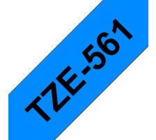 PTOUCH Ruban, lamin noir/bleu PT-3600 36 mm, TZe-561