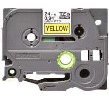 PTOUCH Ruban, lamin noir/jaune PT-2450DX 24 mm, TZe-651