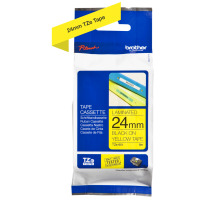 PTOUCH Ruban, lamin noir/jaune PT-2450DX 24 mm, TZe-651