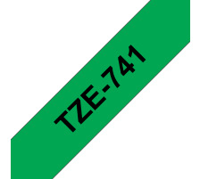PTOUCH Ruban, lamin noir/vert PT-2450DX 18 mm, TZe-741