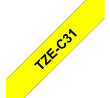 PTOUCH Band,lam.,fluor. schwarz/gelb PT-300 12 mm, TZe-C31