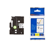 PTOUCH Flexitape lamin noir/blanc pour PT-550 9 mm, TZe-FX221