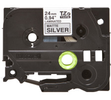 PTOUCH Flexit.lam.schwarz/matt-silber zu PT-550 24 mm, TZe-M951