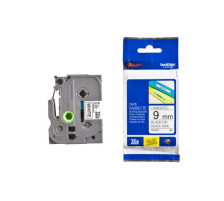 PTOUCH Ruban, non lamin noir/blanc PT-300 9 mm, TZe-N221