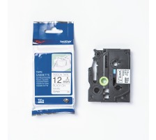PTOUCH Ruban, lamin noir/blanc PT-DV600VP 12 mm, TZe-R231