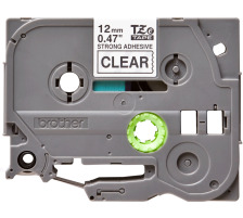 PTOUCH Band, strong/adh. schwarz/klar PT-300 12 mm, TZe-S131