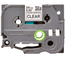 PTOUCH Ruban, strong/adh. noir/trans. PT-300 24 mm, TZe-S151