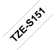 PTOUCH Ruban, strong/adh. noir/trans. PT-300 24 mm, TZe-S151