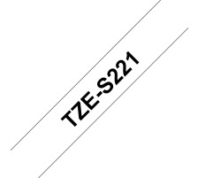 PTOUCH Ruban, strong/adh. noir/blanc PT-300 9 mm, TZe-S221
