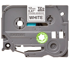 PTOUCH Ruban, strong/adh. noir/blanc PT-300 12 mm, TZe-S231
