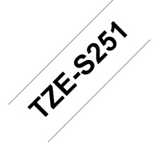 PTOUCH Ruban, strong/adh. noir/blanc PT-300 24 mm, TZe-S251