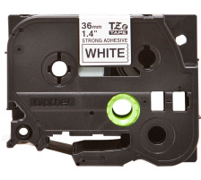 PTOUCH Ruban, strong/adh. noir/blanc PT-300 36 mm, TZe-S261