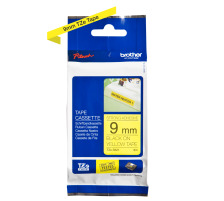 PTOUCH Ruban, strong/adh. noir/jaune PT-300 9 mm, TZe-S621
