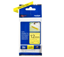 PTOUCH Ruban, strong/adh. noir/jaune PT-300 12 mm, TZe-S631