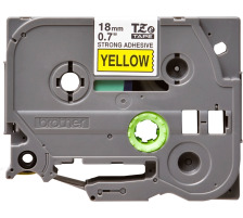 PTOUCH Ruban, strong/adh. noir/jaune PT-300 18 mm, TZe-S641