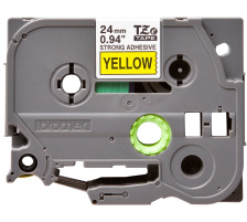 PTOUCH Band, strong/adh. schwarz/gelb PT-300 24 mm, TZe-S651