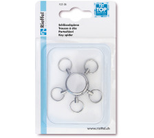 RIEFFEL Porte-cl Key Spider 5 Ringe, 105SB