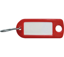 RIEFFEL Schlüssel-Anhänger rot 100 Stück, 8034FS RO