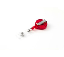 RIEFFEL Badge holder rouge, KB MBID