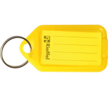 RIEFFEL Etiquettes cl 10 pcs. jaune, KT1000SB1