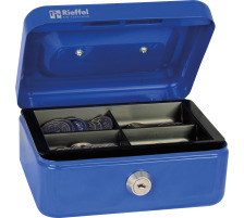 RIEFFEL Geldkassette Valorit 7x15,3x12cm blau, VTGK1BLAU