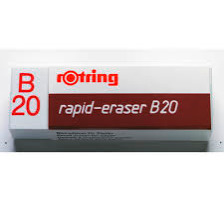 ROTRING Gomme B20 60x22x10mm, rapid-eraser, S0194570
