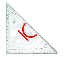 RUMOLD Triangle Mtal Techno 25cm DIN 406, 354210