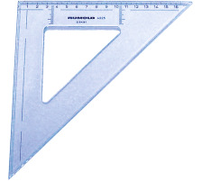 RUMOLD Equerre  dessin 16cm 45 color/transp., 4225