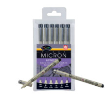 SAKURA Pigma Micron Set 0,2/0,25/0,3/0,35/0,45/0,5mm, POXSDK6